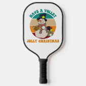 Ich wünsche dir ein Volley Jolly Weihnachten. Funn Pickleball Schläger (Vorderseite)