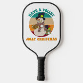 Ich wünsche dir ein Volley Jolly Weihnachten. Funn Pickleball Schläger (Rückseite)