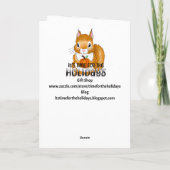 Ich wünsche dir ein wackeliges Halloween | Hexe Karte (Rückseite)