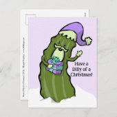 Ich wünsche dir ein Weihnachtsfest Feiertagspostkarte (Vorne/Hinten)