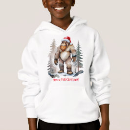 Ich wünsche dir ein Yeti Weihnachten! Sasquatch Ho Hoodie