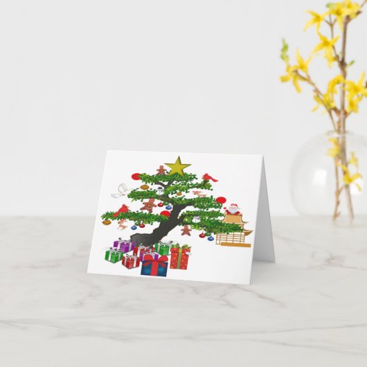 Ich wünsche dir ein Zen Weihnachten! Karte (Gelbe Blume)