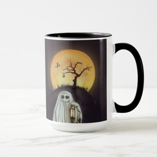 Ich wünsche dir einen Bootiful Day! Black Handle T Tasse (Rechts)