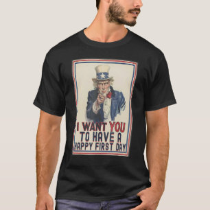 Ich wünsche dir einen glücklichen ersten Tag als L T-Shirt