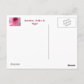 Ich wünsche dir einen sehr glücklichen Muttertag! Postkarte (Rückseite)
