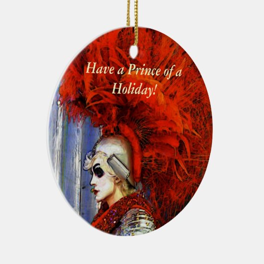 Ich wünsche dir einen Urlaub! Keramik Ornament (Rechts)