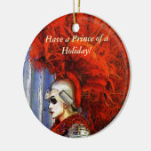 Ich wünsche dir einen Urlaub! Keramik Ornament (Links)