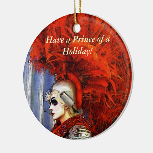 Ich wünsche dir einen Urlaub! Keramik Ornament (Links)