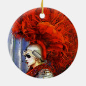 Ich wünsche dir einen Urlaub! Keramik Ornament (Hinten)