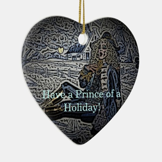 Ich wünsche dir einen Urlaub! Keramikornament (Rechts)