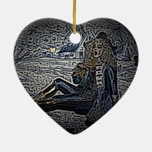 Ich wünsche dir einen Urlaub! Keramikornament (Hinten)