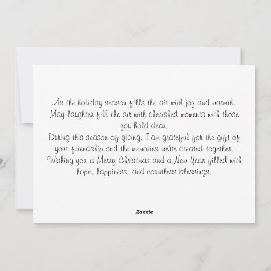 Ich wünsche dir frohe Weihnachten (Rückseite)