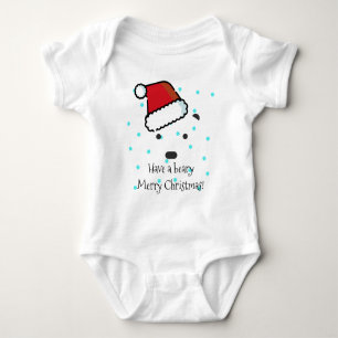 "Ich wünsche dir frohe Weihnachten." Baby Strampler