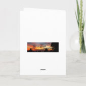 Ich wünsche dir frohe Weihnachten! Feiertagskarte (Rückseite)