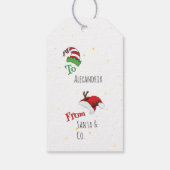 Ich wünsche dir frohe Weihnachten. Geschenkanhänger (Rückseite)