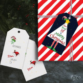 Ich wünsche dir frohe Weihnachten. Geschenkanhänger