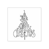 Ich wünsche dir frohe Weihnachten Gummistempel (Prägung)