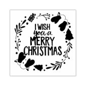 Ich wünsche dir frohe Weihnachten Gummistempel (Prägung)