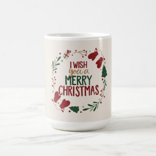 Ich wünsche dir frohe Weihnachten Kaffeetasse