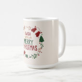 Ich wünsche dir frohe Weihnachten Kaffeetasse (VorderseiteRechts)