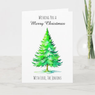 Ich wünsche dir frohe Weihnachten Personalisiert Karte
