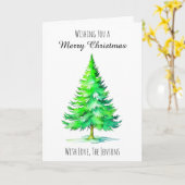 Ich wünsche dir frohe Weihnachten Personalisiert Karte (Gelbe Blume)