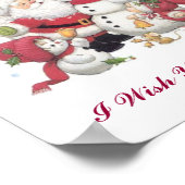 Ich wünsche dir frohe Weihnachten Poster (Ecke)