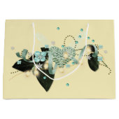 Ich wünsche dir Liebe Hochzeit Große Geschenktüte (Vorderseite)