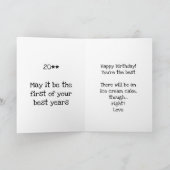 Ich wünsche dir viel Spaß und niedliche Welpen zum Karte (Innenseite)