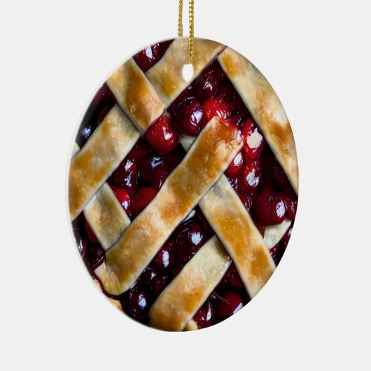 Ich wünsche dir Weihnachten | Funny Food Puff Keramik Ornament (Rechts)