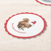 Ich wünsche Euch einen schönen Weihnachtsaufenthal Untersetzer (angewinkelt)