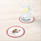 Ich wünsche Euch einen schönen Weihnachtsaufenthal Untersetzer (Vor Ort)