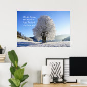 Ich wünsche Gnade, nicht zu opfern. Matthew 9:13 Poster (Heimbüro)