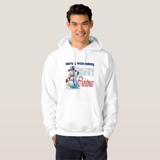 Ich wünsche Ihm eine wunderbare Weihnachtszeit Hoodie (Vorne ganz)