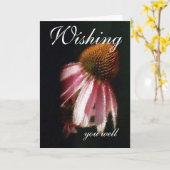 Ich wünsche Ihnen alles Gute Karte (Gelbe Blume)