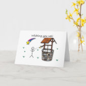 Ich wünsche Ihnen alles Gute Karte (Gelbe Blume)