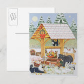 Ich wünsche Ihnen alles Gute Postkarte (Vorne/Hinten)
