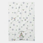 Ich wünsche Ihnen ein bisschen frohe Weihnachten Geschirrtuch (Vertikal)