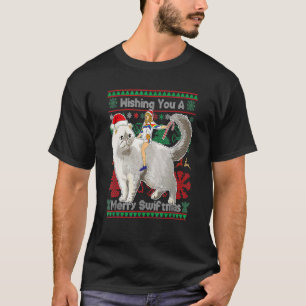 Ich wünsche Ihnen ein frohes Swiftmas hässlicher W T-Shirt