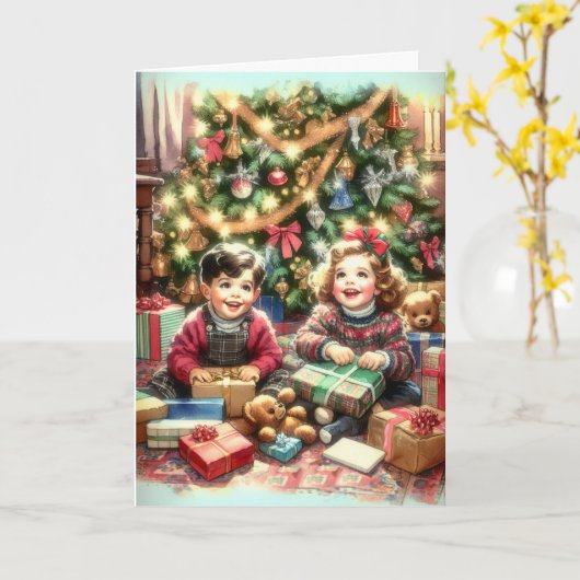 Ich wünsche Ihnen ein frohes Weihnachtsfest Karte (Gelbe Blume)