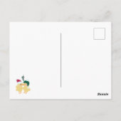 Ich wünsche Ihnen ein frohes Weihnachtsfest und ei Postkarte (Rückseite)