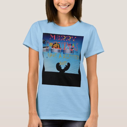 Ich wünsche Ihnen ein gesegnetes Weihnachten T-Shirt (Vorderseite)