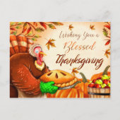 Ich wünsche Ihnen ein glückliches Dankeschön Postkarte (Vorderseite)