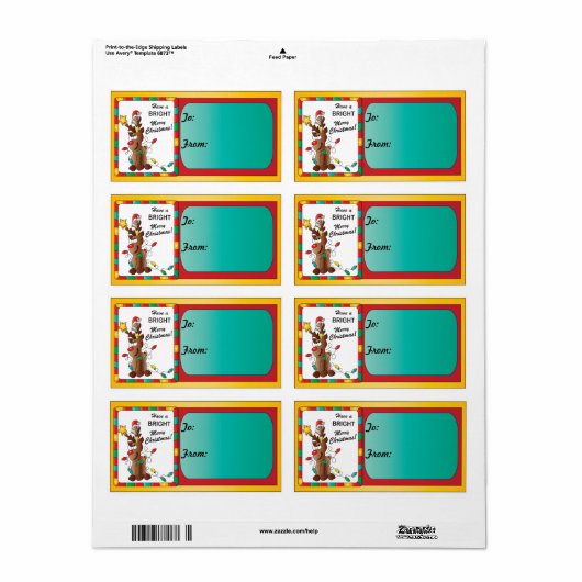 Ich wünsche Ihnen ein schönes Weihnachten (Vorne)