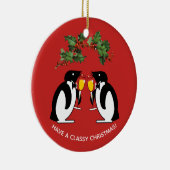 Ich wünsche Ihnen ein schönes Weihnachten Keramik Ornament (Rechts)