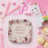 Ich wünsche Ihnen ein schönes Weihnachtsfest Pappteller (Party)