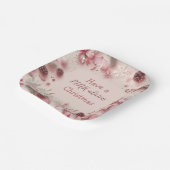 Ich wünsche Ihnen ein schönes Weihnachtsfest Pappteller (Gewinkelt)