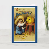 Ich wünsche Ihnen ein sehr unterhaltsames Hallowee Karte (Vorderseite)