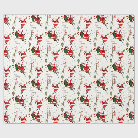 Ich wünsche Ihnen ein Weihnachtsfest Geschenkpapier (Flach)