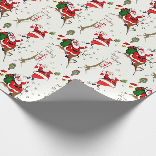 Ich wünsche Ihnen ein Weihnachtsfest Geschenkpapier (Ecke)